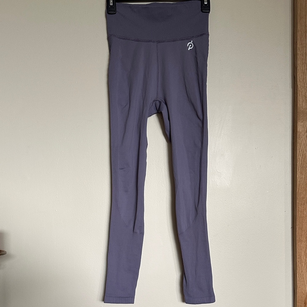 Peloton Leggings Purple High Rise Ribbed size XS/S small